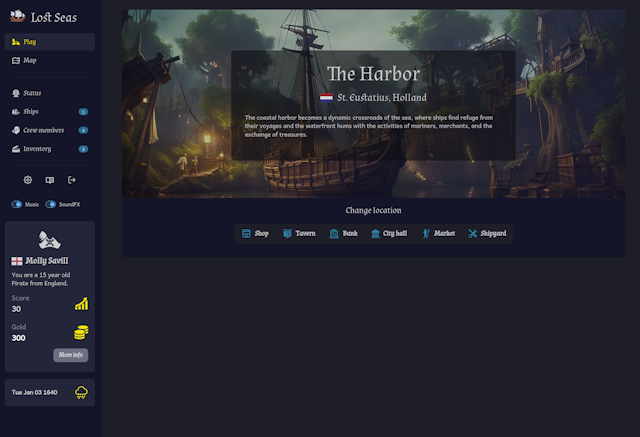 Screenshot of the harbor