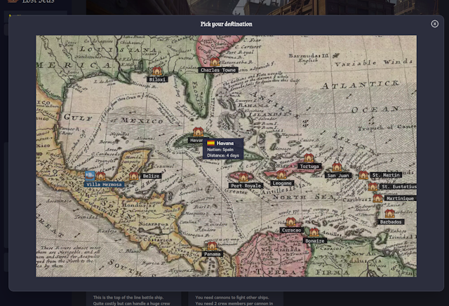 Screenshot of the map